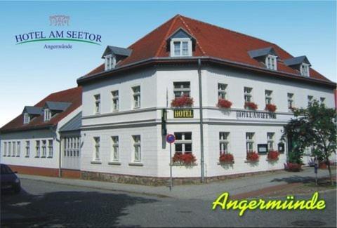 Hotel Am Seetor Angermünde Kültér fotó